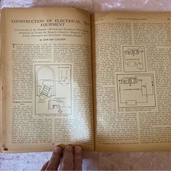 October 1924 American Automobile Digest Car Repair Manual - Picture 4 of 6